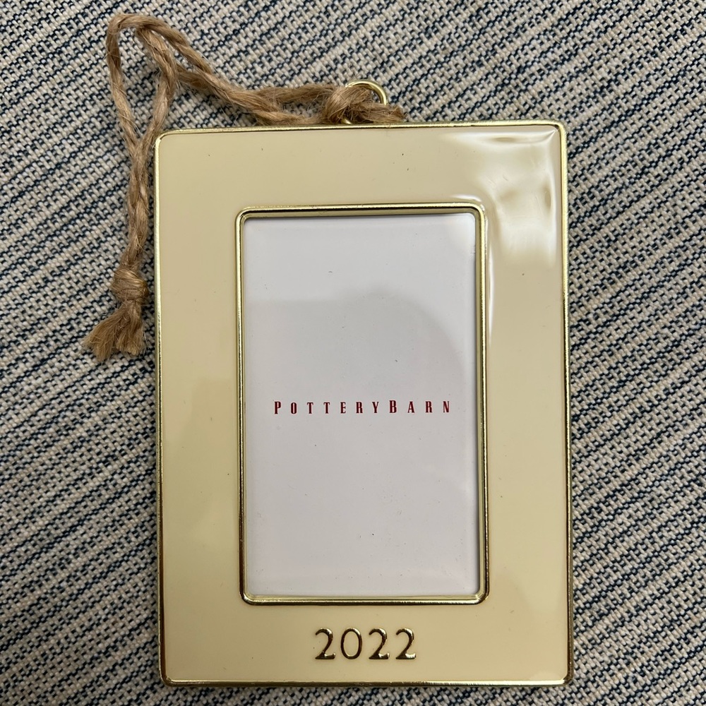 Pottery Barn 2022 Photo Ornament